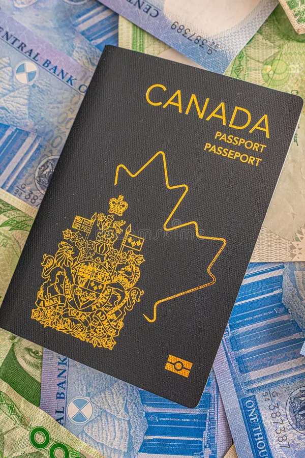 canadian international travel passport nigerian naira notes banknotes 399054799